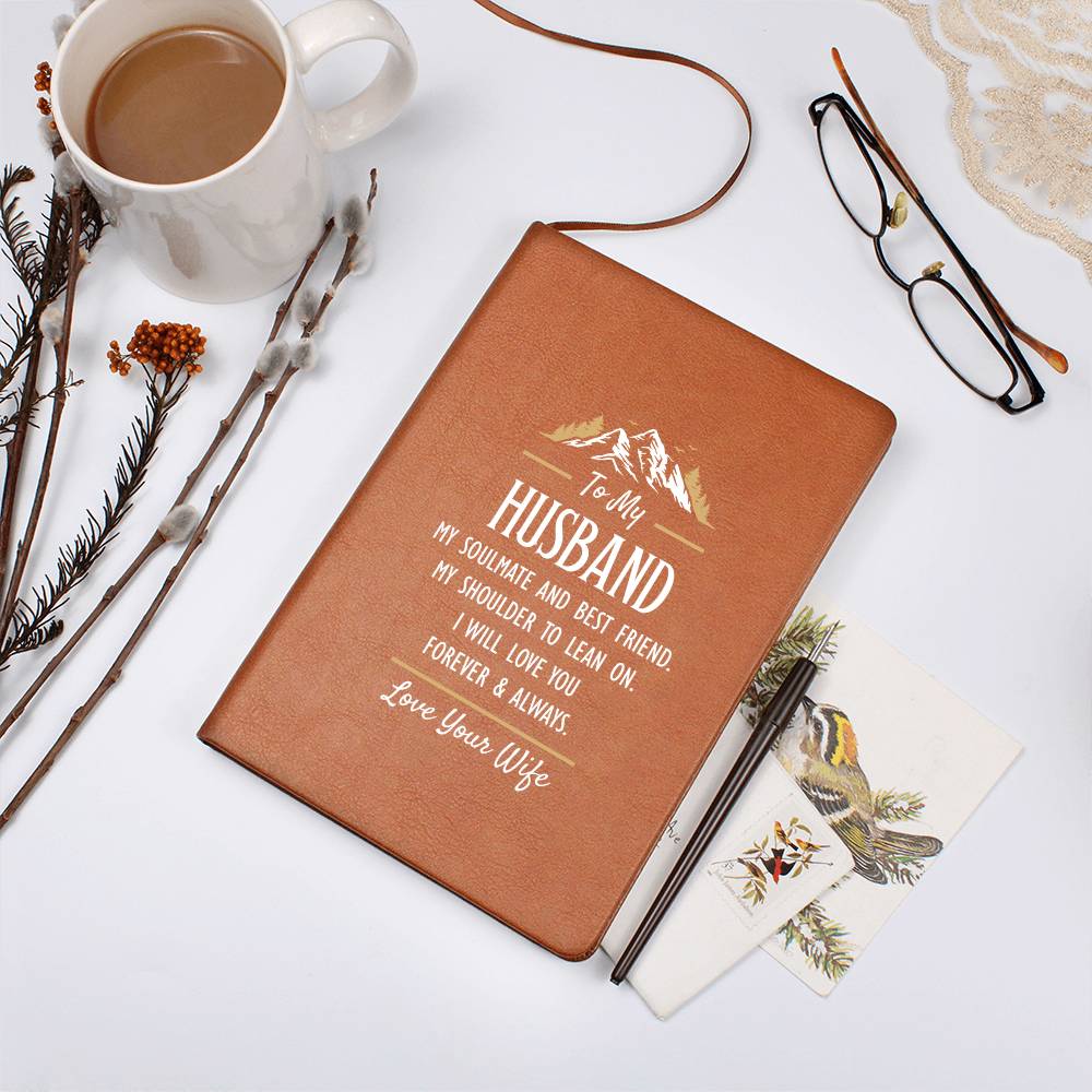 My Soulmate and Best Friend - Leather Journal